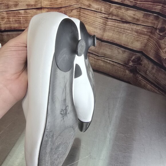 Fluevog Petit Talons GLADICE Slip-On Leather Kitten Heel - size W10.5 - Picture 3 of 10